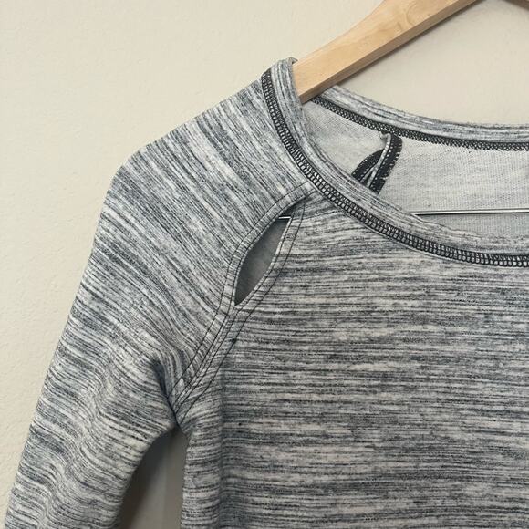 Free People Movement Gray Activewear Long Sleeve Sweater - Picture 3 of 10
